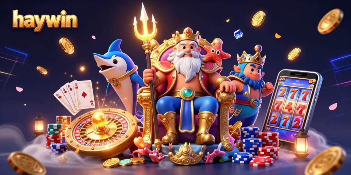 Play and win at haywin with vibrant gaming scenes and thrilling casino activities.
