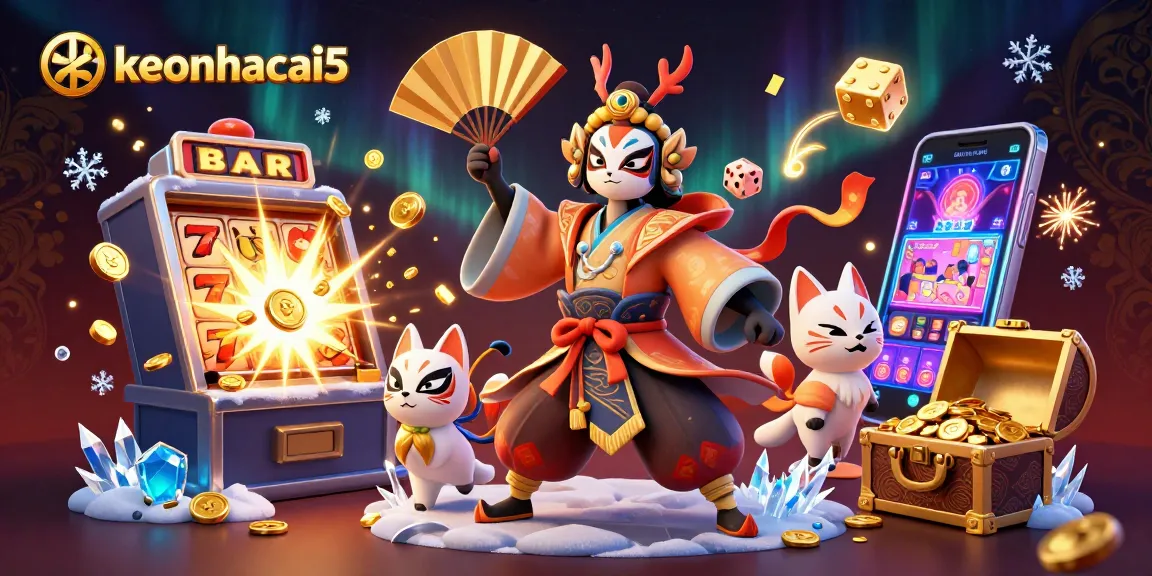 Experience live action with keonhacai5 as kabuki warriors celebrate big wins amidst explosive jackpots.