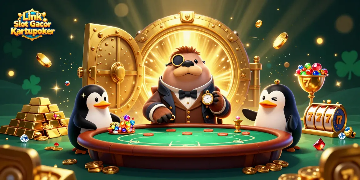 Spin the reels of Link Slot Gacor Kartupoker with a thrilling underwater casino adventure featuring unique characters.