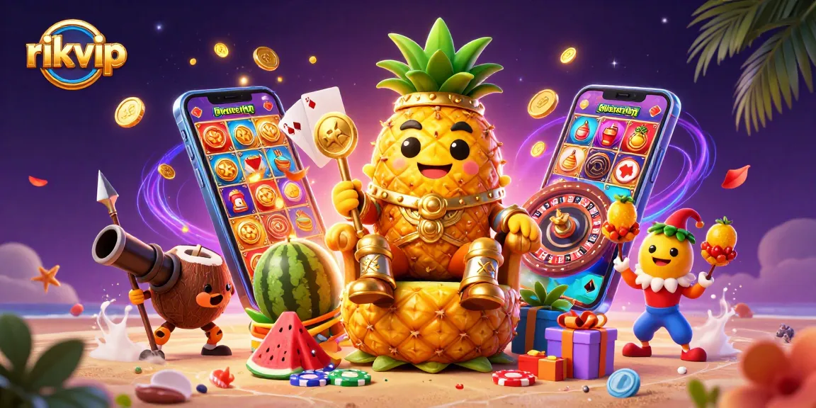 Experience winning strategies at rikvip with 3D characters in an exciting casino environment.