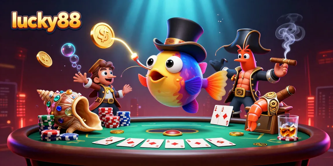 Engage with the exciting world of lucky88 as deep-sea creatures attract golden winnings.
