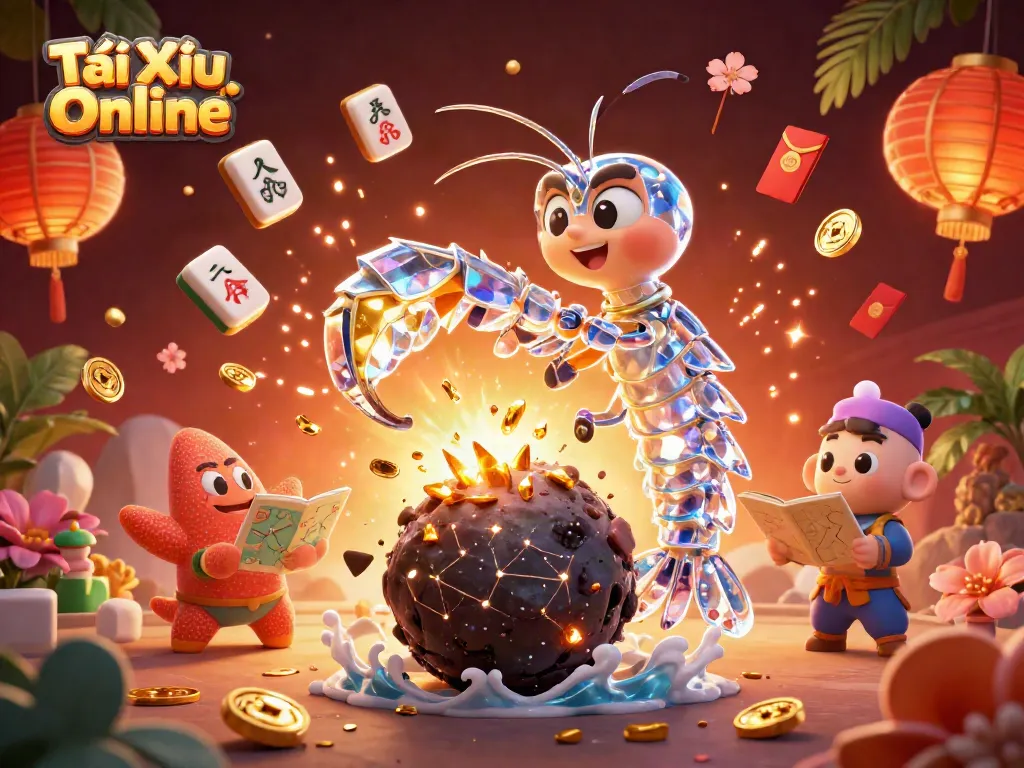Experience Tài Xỉu Online action as a mantis shrimp shatters asteroids for treasures.