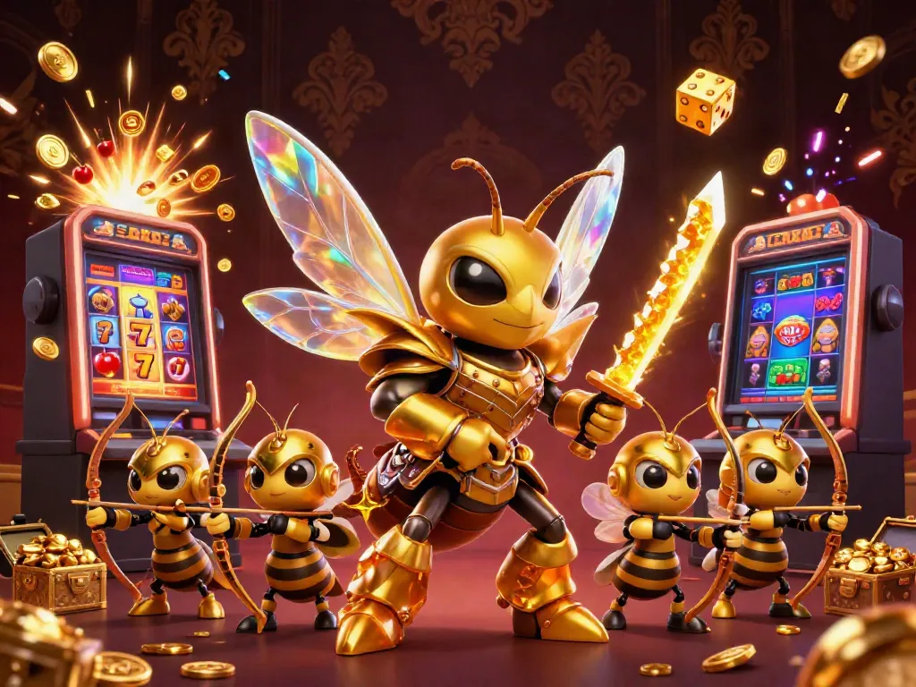 Experience VIPWIN excitement with a dynamic 3D illustration of gaming characters and casino elements.