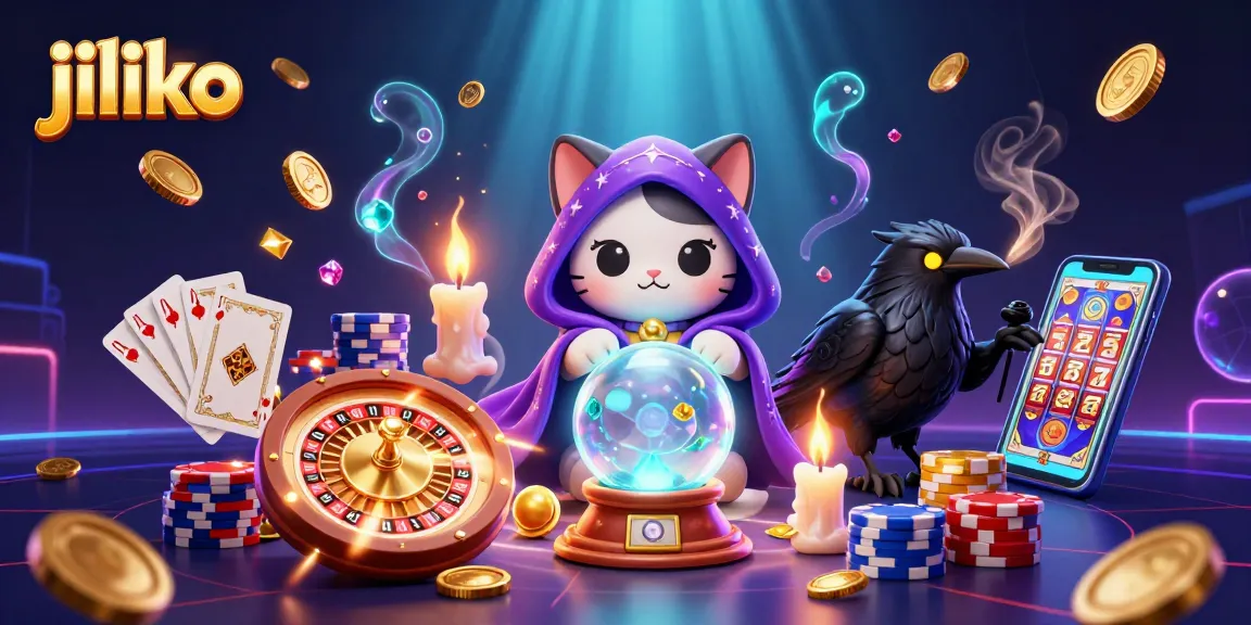 Experience the thrilling action of jiliko with a captivating mystical casino scene featuring vibrant characters and dynamic gameplay elements.