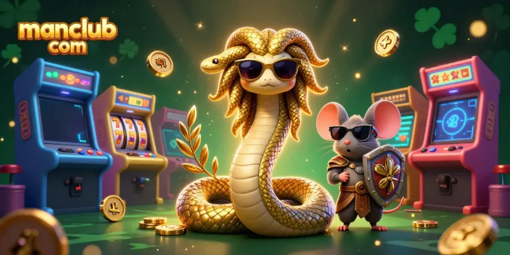 Experience the excitement at manclub com with charismatic characters amid dynamic casino visuals.
