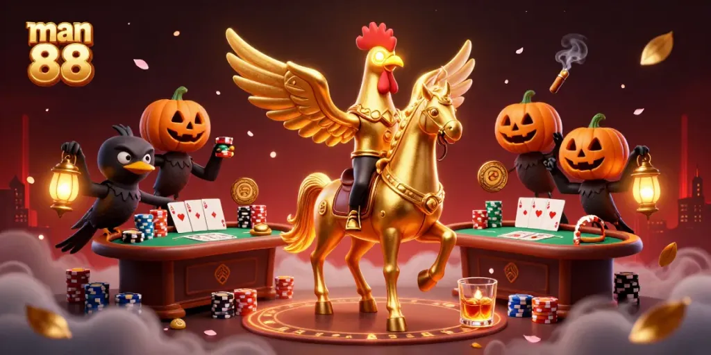 Experience man 88's thrilling casino environment with immersive characters and vibrant gaming elements.
