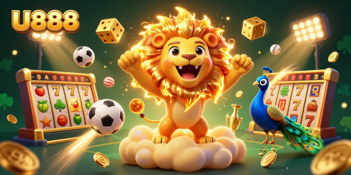 Engage with U888's exciting online slots and games featuring vibrant 3D characters.