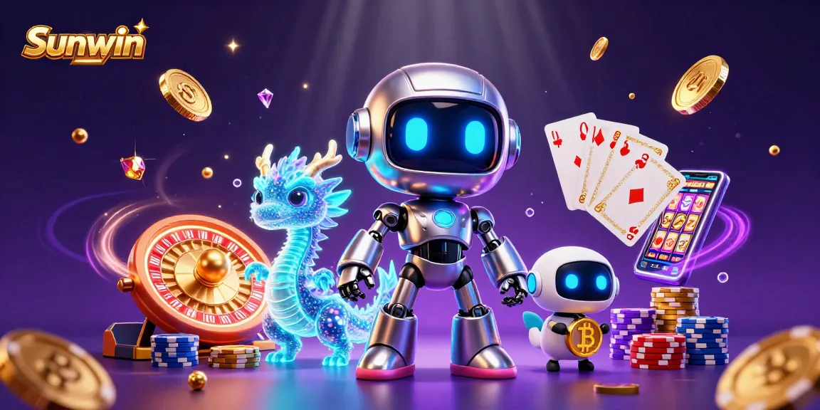 Win big with Sunwin at your favorite casino games featuring vibrant 3D characters and exciting elements.