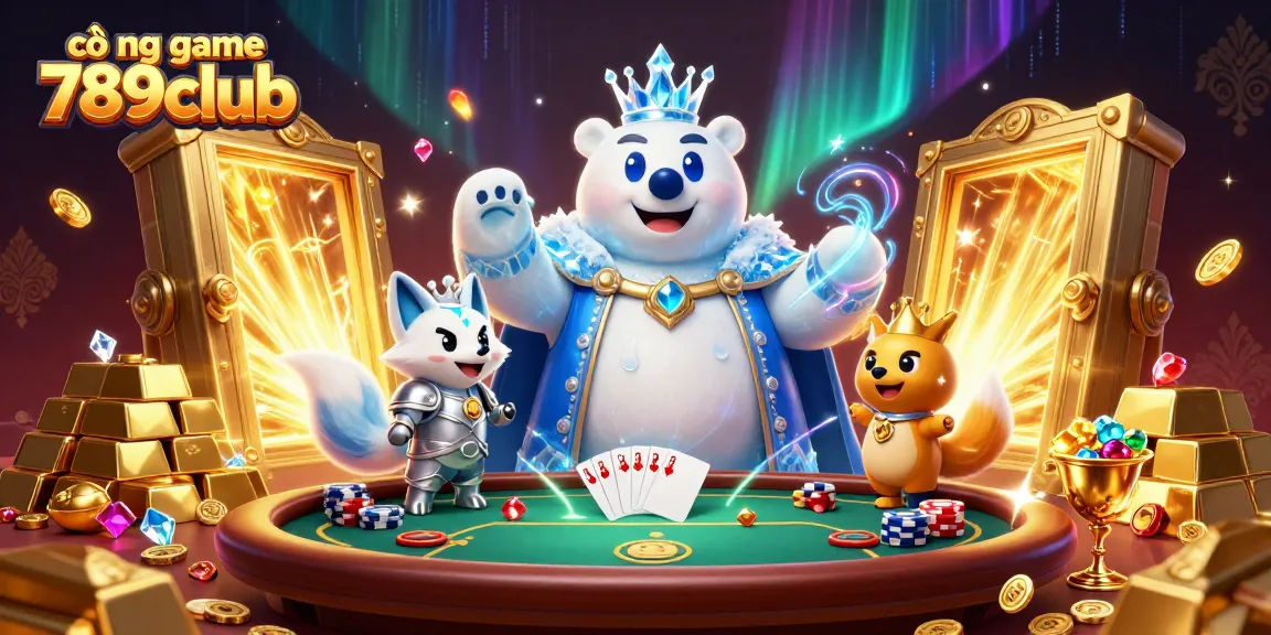 Win big at cổng game 789club with exciting 3D casino gaming elements featuring vibrant characters.