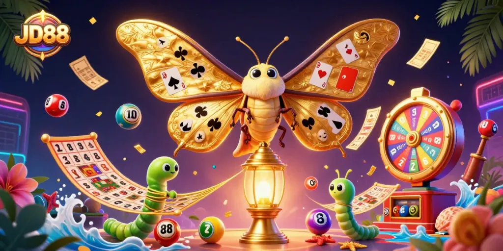 Engage with JD88 at a vibrant online casino landscape filled with dynamic lottery and gaming elements.
