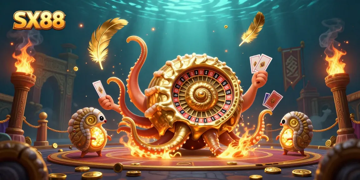 SX88 engages players with exciting casino action, featuring vibrant games and stunning golden visuals.