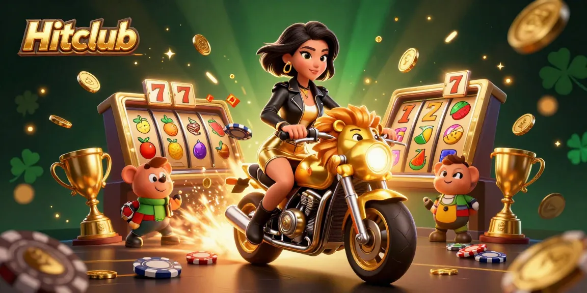 Hitclub’s vibrant casino scene showcases thrilling slot reels, jackpot counters, and dynamic action.
