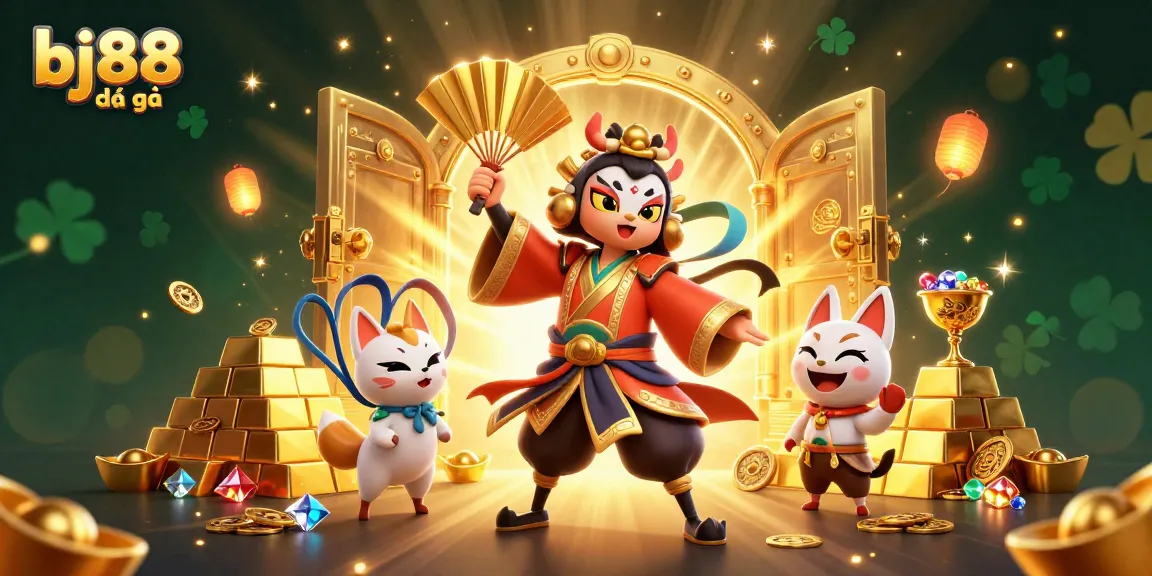 Engage with thrilling bj88 đá gà action featuring a vibrant scene of dynamic fighting elements.