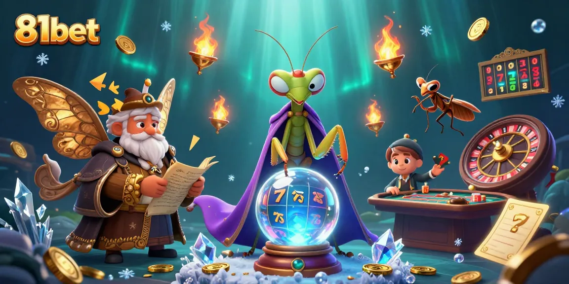Experience 81bet with immersive casino games, slot machines, and vibrant characters.
