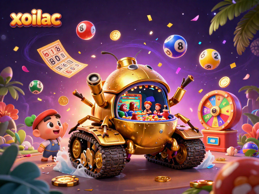Experience endless fun at xoilac's vibrant casino with exciting games and colorful elements