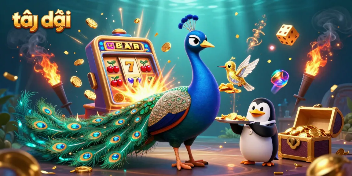 Spin the jackpot at tại đây with a stunning array of colorful casino elements, showcasing dynamic slots and vibrant graphics.