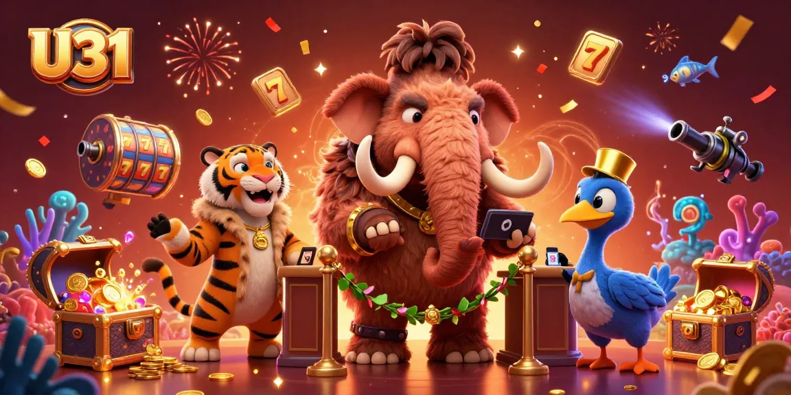 U31 invites players to experience the thrills of winning with unique characters amidst dazzling casino elements.