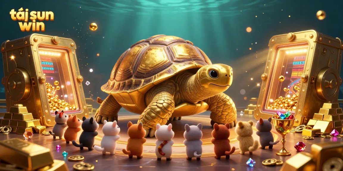 Engage in thrilling gameplay with tải sun win in this vibrant 3D casino scene showcasing riches and excitement.