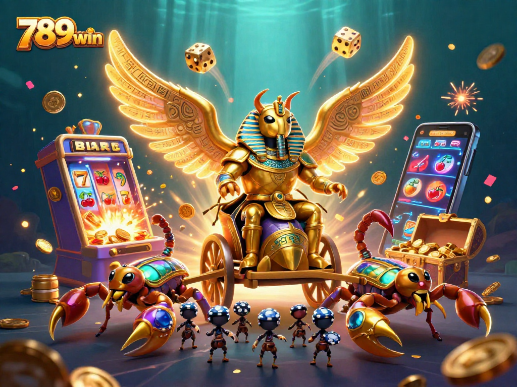Experience thrilling gameplay with 789win's jackpot magic and vibrant casino elements.