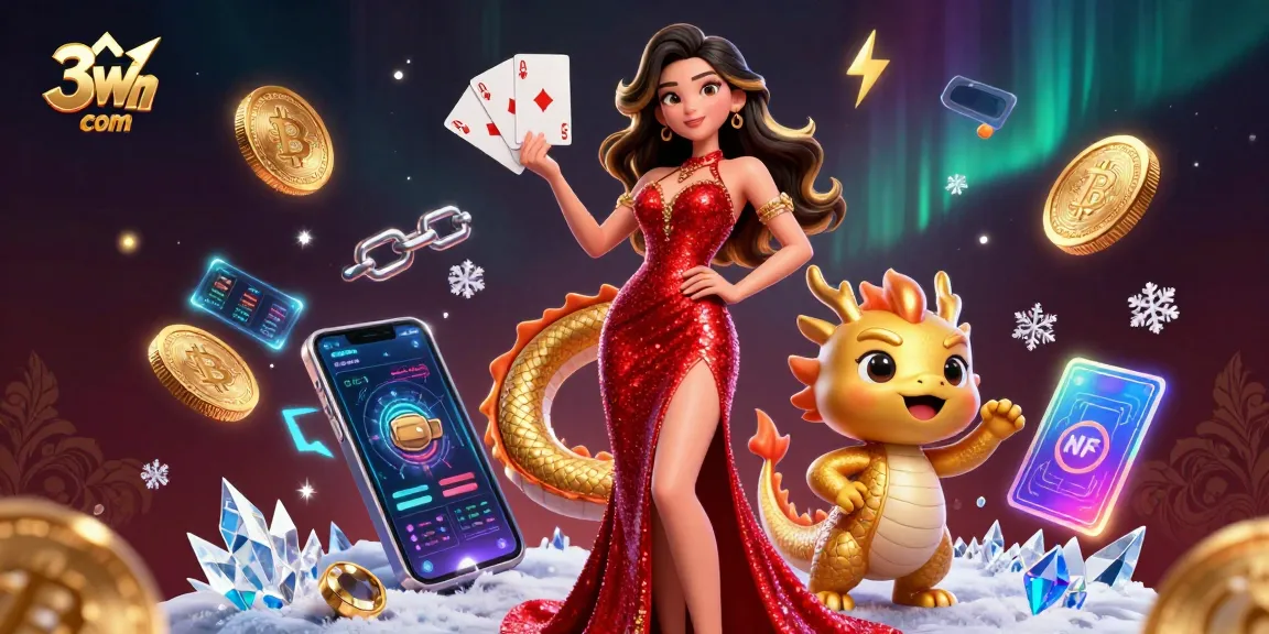Win big with 3win com in this vibrant online casino scene featuring stunning 3D characters.