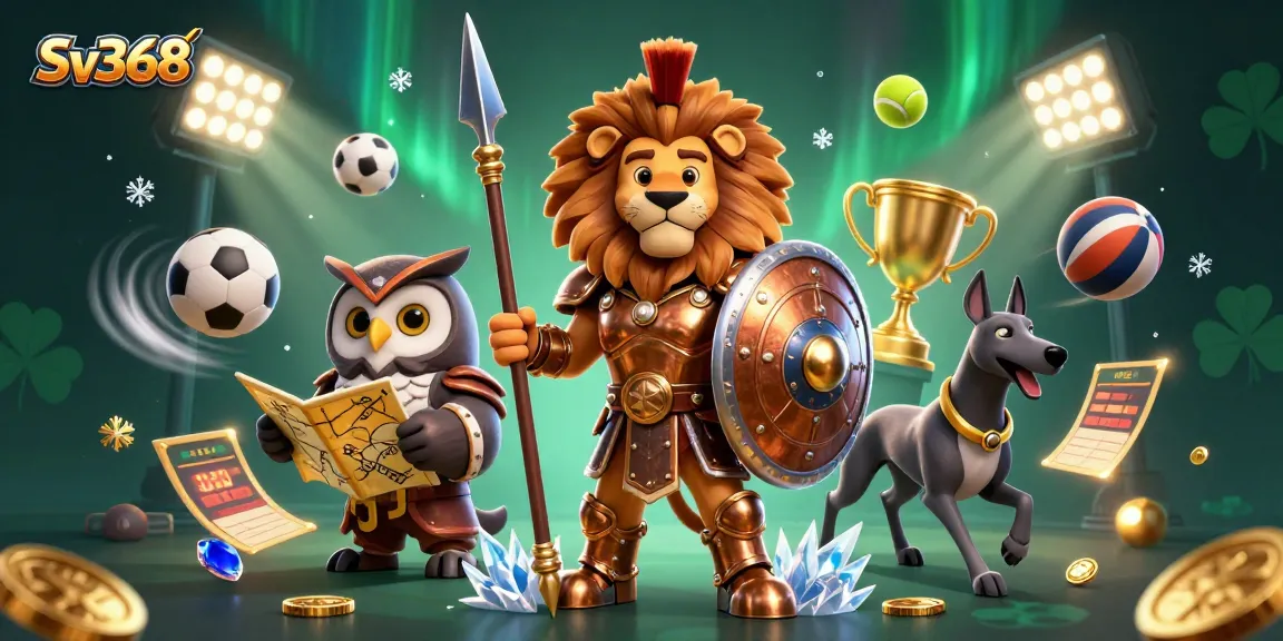 Engage with Sv368's thrilling gaming experience through vibrant sports-themed visuals and dynamic elements.