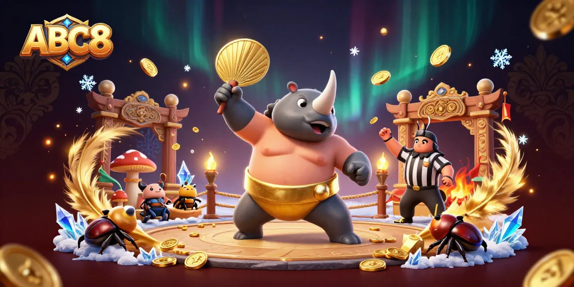 Engage in dynamic games at ABC8 as the sumo beetle champion delivers powerful stomps sending coins flying.