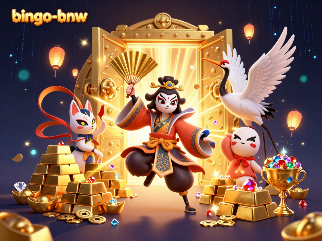 Experience thrilling gameplay in bingo-bnw with vibrant characters and dynamic jackpot elements.