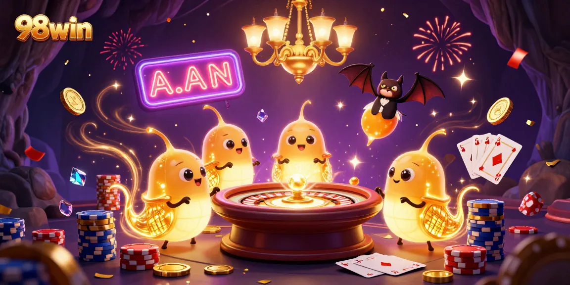 Spin the 3D roulette wheel and win big at 98win's vibrant cave casino, filled with golden treasures!