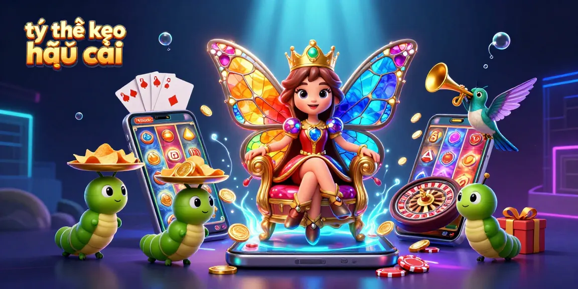 Engage with tỷ lệ kèo nhà cái through a vibrant casino scene showcasing dynamic gaming elements and characters.