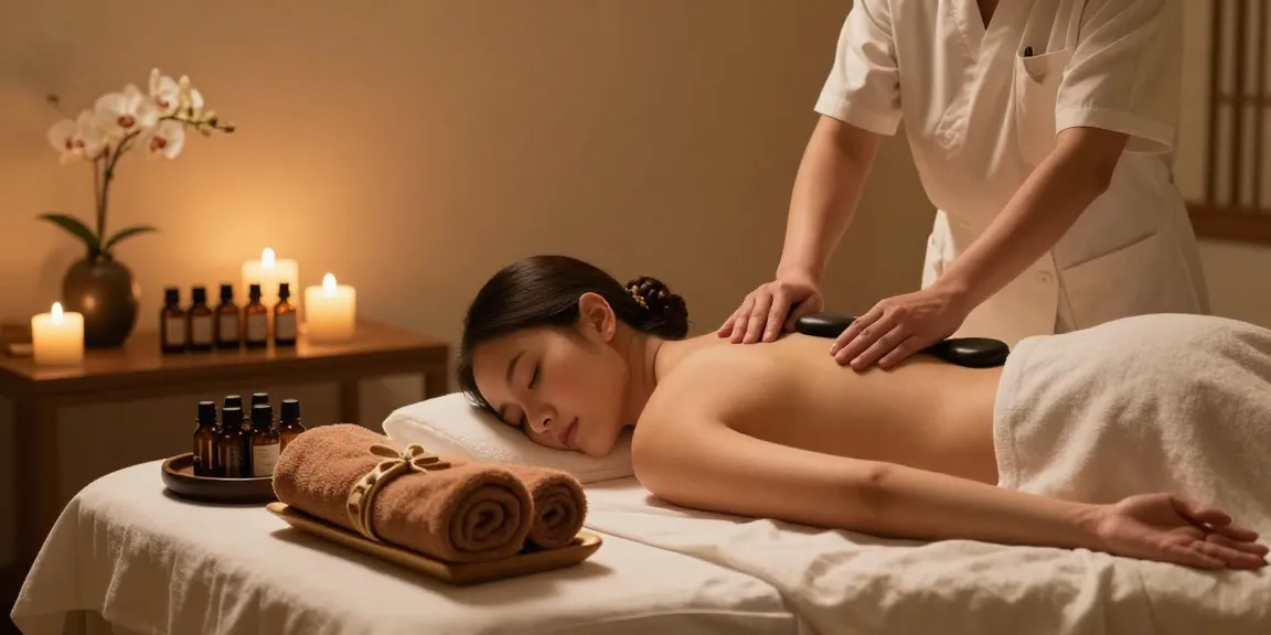 RR88 spa treatment room featuring luxurious massage therapy setup for relaxation and rejuvenation.