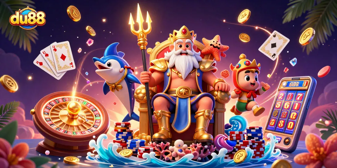 Win big at du88 with exciting casino games featuring animated characters and vibrant visuals.