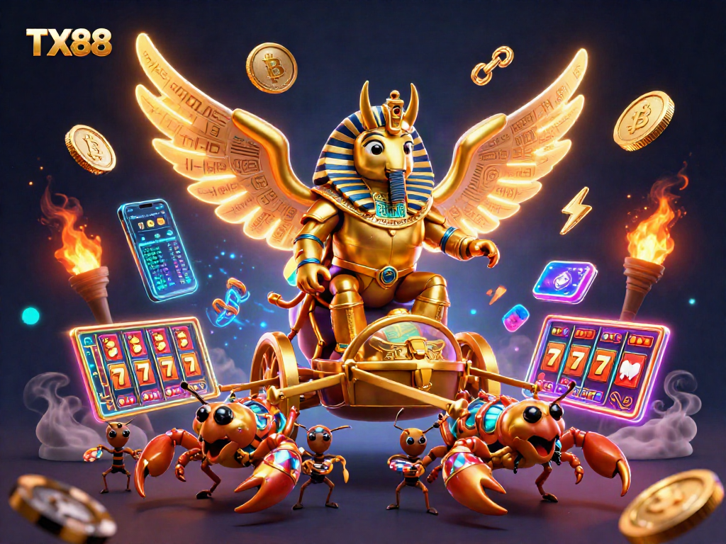 Engage in thrilling TX88 casino adventures featuring captivating characters and vibrant gaming elements.