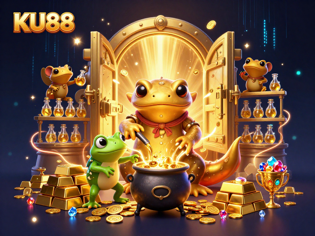 Engage with the exciting world of KU88’s live casino, featuring vibrant characters and dazzling treasure.