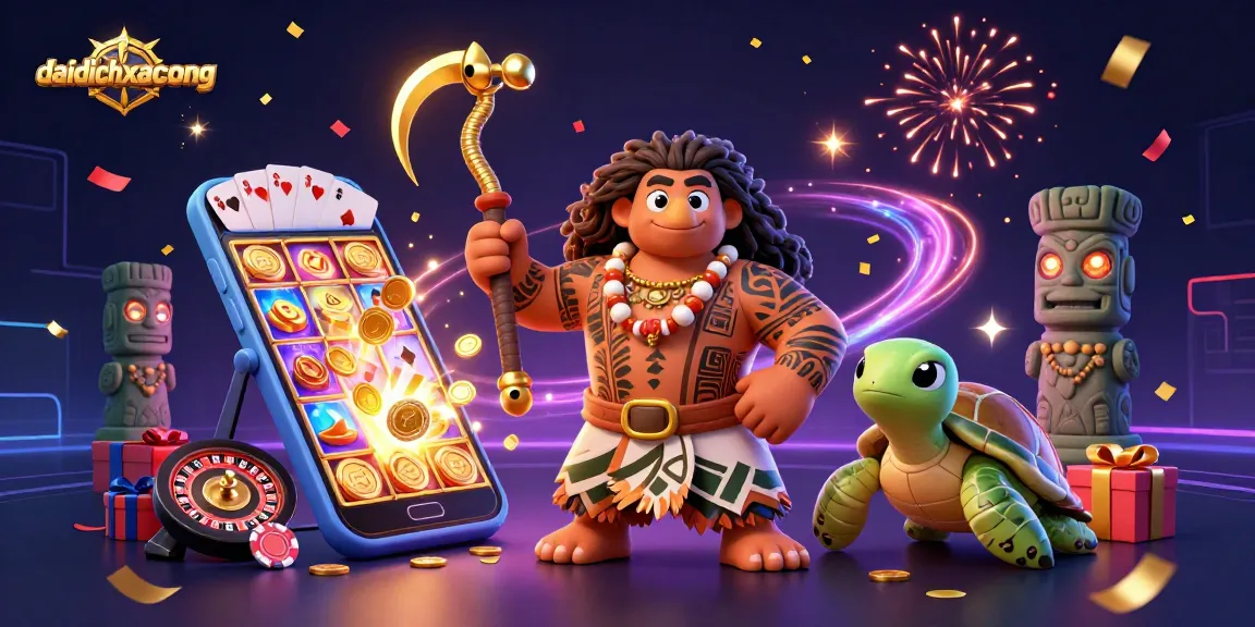 Engage in daidichxacsong gaming with vibrant characters and exciting casino elements.