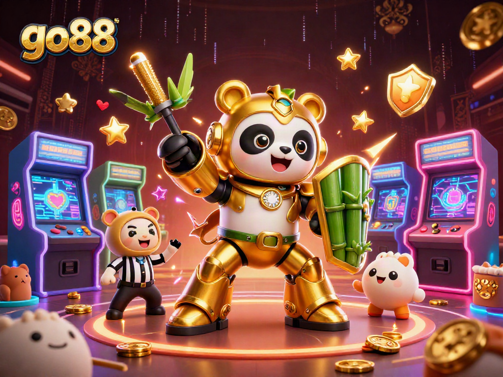 Experience exciting gameplay with go88’s vibrant 3D illustration full of action and energy.