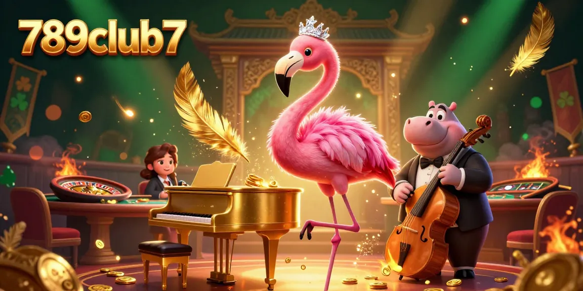 Engage with the vibrant allure of 789club7 while experiencing high-energy live casino thrills through artistic illustration.