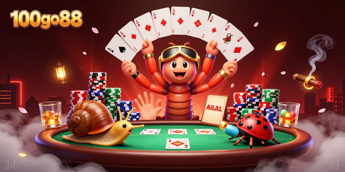 Experience the excitement at 100go88 with vibrant casino characters and rich gaming elements.
